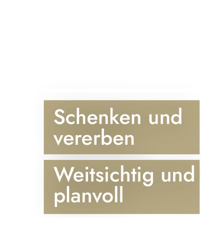 schenken und erben weitsichtig und planvoll